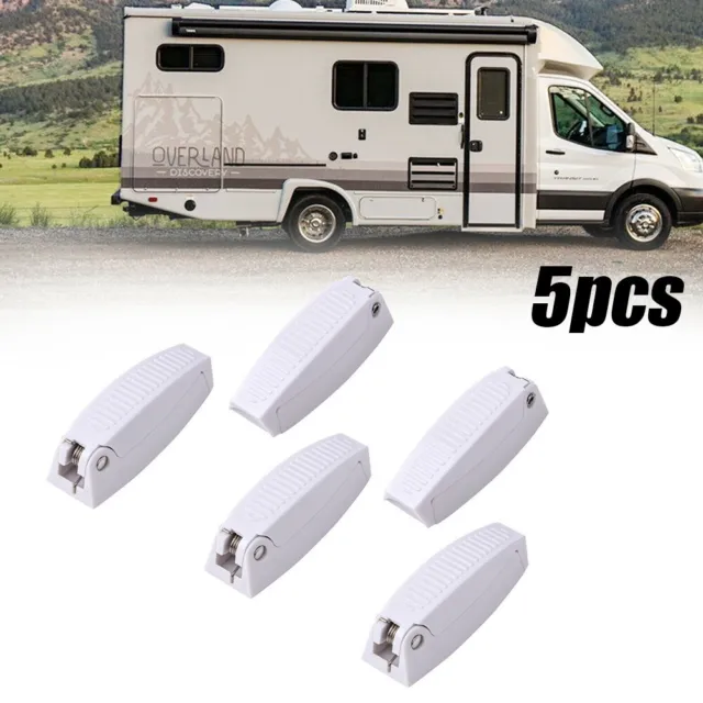 SUPPORT DE PORTE de camping-car facile à utiliser 5 pack clip de  verrouillage p EUR 17,84 - PicClick FR