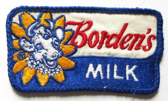 1960s BORDENS MILK Dairy -  ELSIE the COW  jacket - shirt - hat PATCH. Near MINT