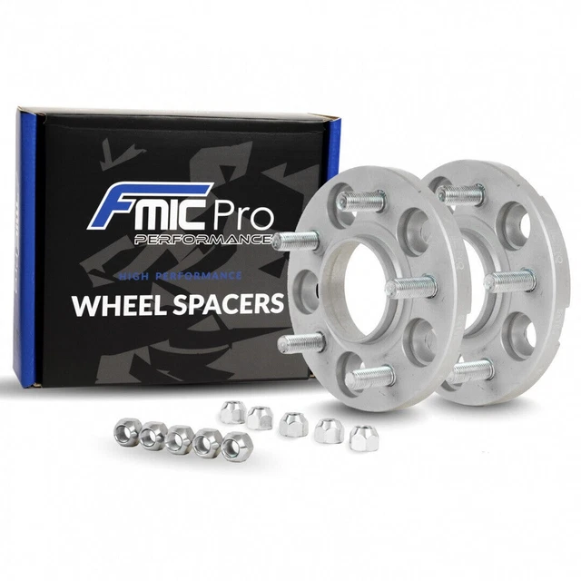 Kit D'élargisseurs De Voie Pour Ford Focus/Kuga/Jaguar XJ - 2x15mm + 2x25mm - PCD 5x108 - Alliage Aviation - Neuf Avec Garantie 10 Ans