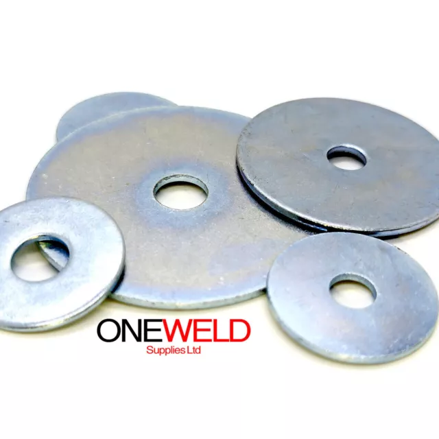 Penny / Repair washers Zinc Plated Metric