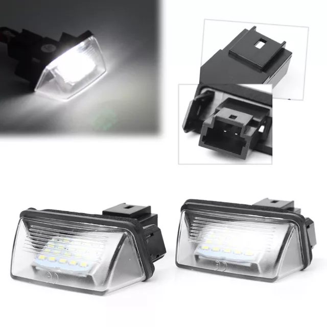 LED-Kennzeichenleuchte Lampen für Peugeot 207/307/308 Citroen C3 / C4 / C5 / C6