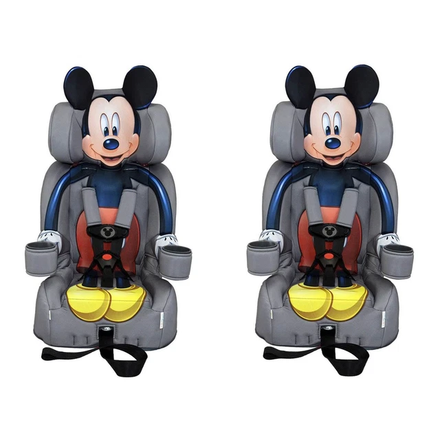 KidsEmbrace Disney Mickey Mouse Combo Harness Booster Toddler Car Seat (2 Pack)
