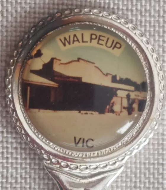 Souvenir teaspoon of Walpeup, Victoria