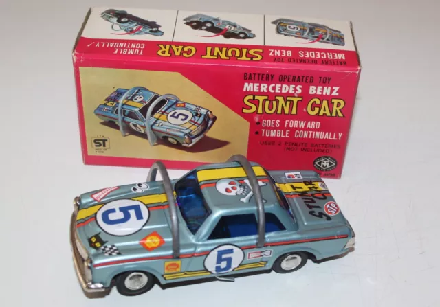 JAPAN Masudaya Modern Toys Stunt Car  Mercedes Benz