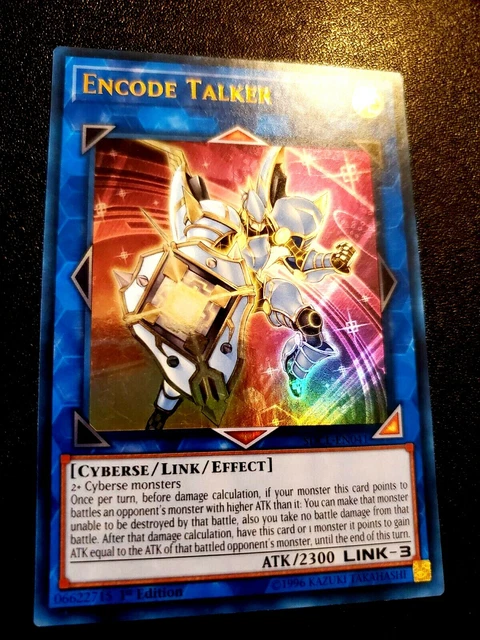 Yugioh! 1-Encode Talker-Ultra Rare-1St Edition-Sdcl-En041