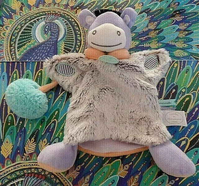 S10 / DOUDOU ET COMPAGNIE âne cheval lovely pistache marionnette