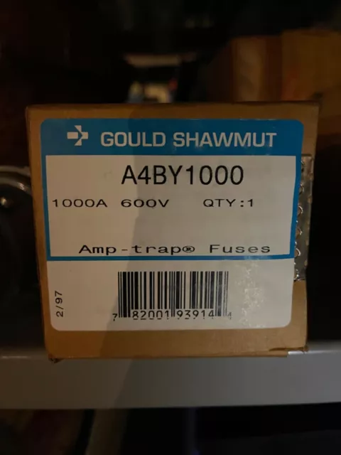New Gould Shawmut Amptrap A4BY1000 1000 Amp Fuse new