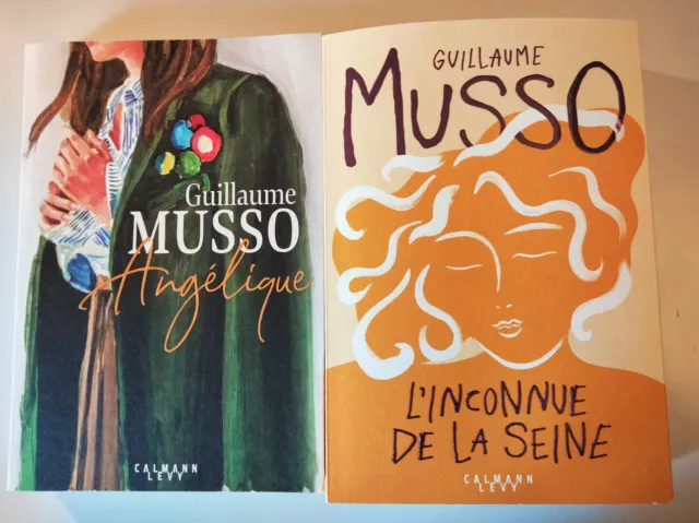 Lot de quatre livres Guillaume MUSSO Broché Grand format (N°3837