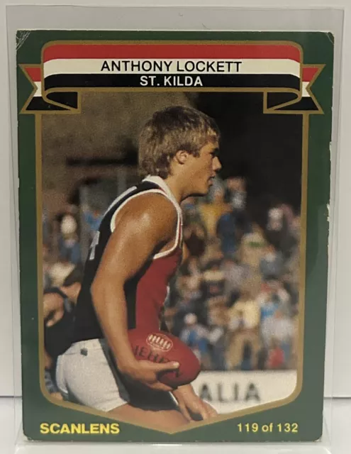 Tony Lockett 1985 Scanlens Rookie Card