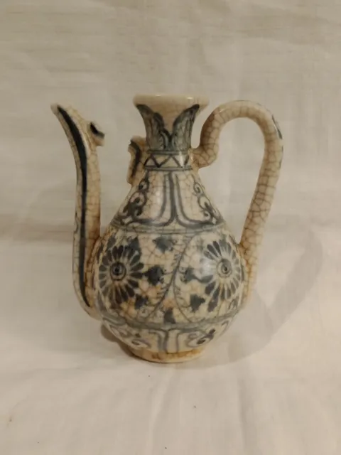 15th /16th Century Annamese Small Porcelain Wine Ewer