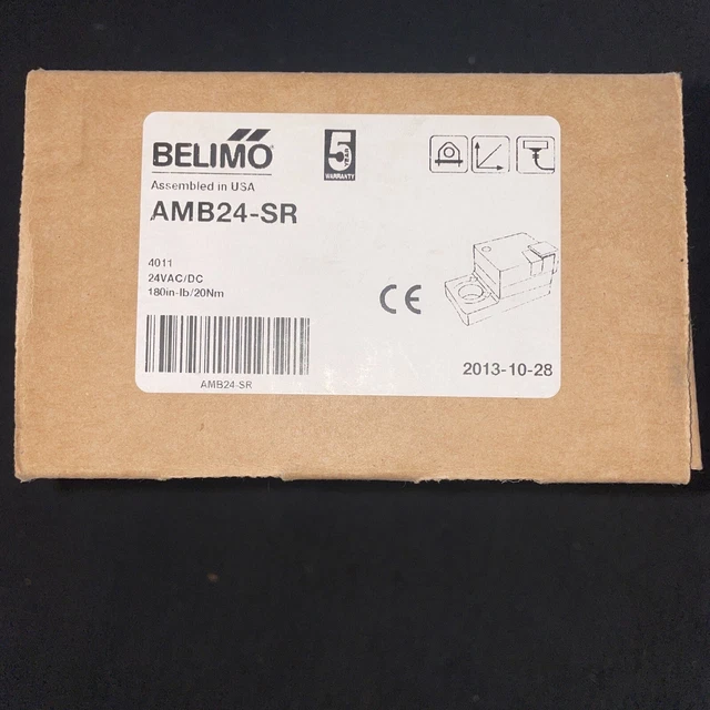 Belimo AMB24 SR Damper Actuator. New In Box.