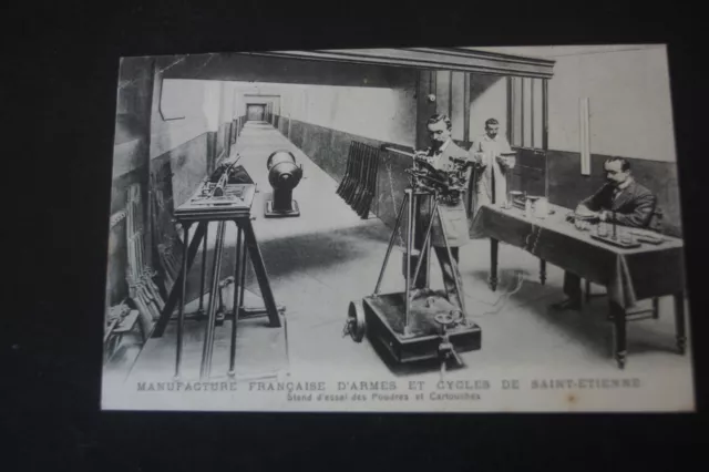 Manufacture Francaise D Armes Et Cycles De Saint Etienne Carte Postale Animee