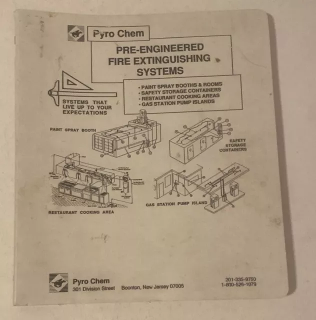 Pyrochem PRE ENGINEERED FIRE EXTINGUISHING SYSTEMS PCL-165,240,350 & 550 Manual