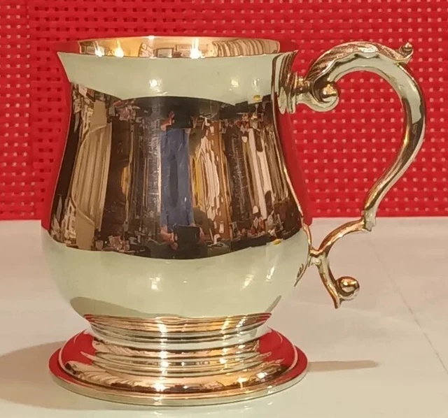 Tankard argento vintage KB EPNS A1 garantito saldato duro: ottime condizioni