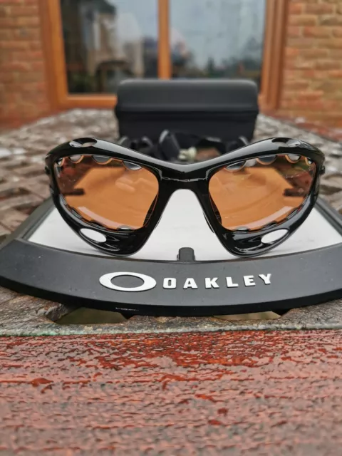 OAKLEY RACING JACKET gen 2 polished black with vr28 lenses MINT complete  £ - PicClick UK