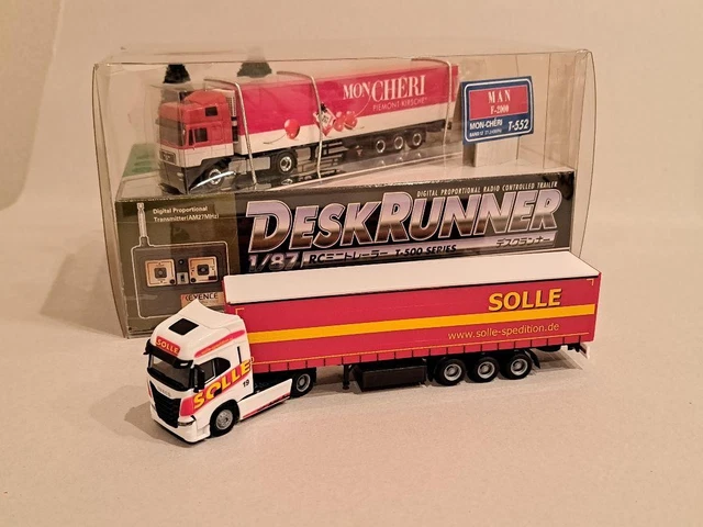 Keyence Desk Runner 1/87 RC Transport Truck, Remote Control