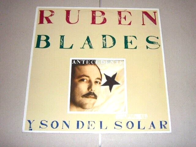 Ruben Blades Y Son Del Solar ‎– Antecedente Vinyl UK & Europe 1988 G/G+