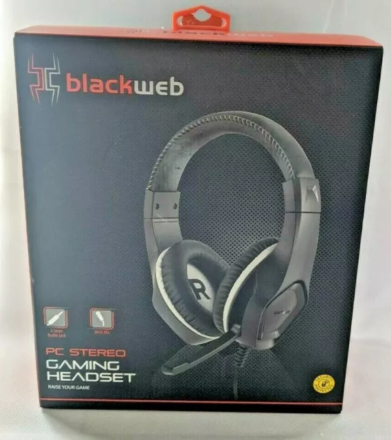 Blackweb pc stereo gaming sales headset