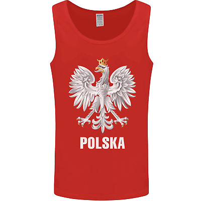 Polska Orzel Poland Flag Polish Football Mens Vest Tank Top