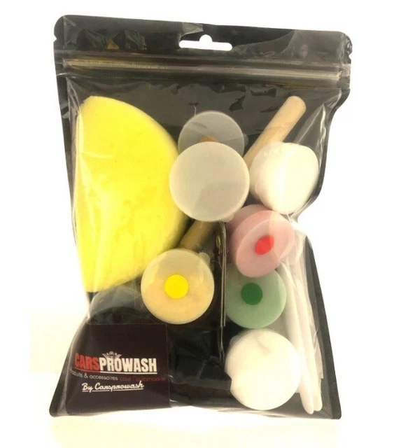 Kit De Réparation Siège Auto ATG - 13 Pièces Velours Multicolore - Universel Pour Tous Les Coussins
