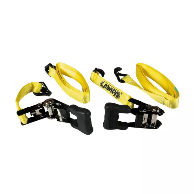 Lampa Pro-Safe, set 2 nastri tensori con cricchetto a doppio gancio - 5 m