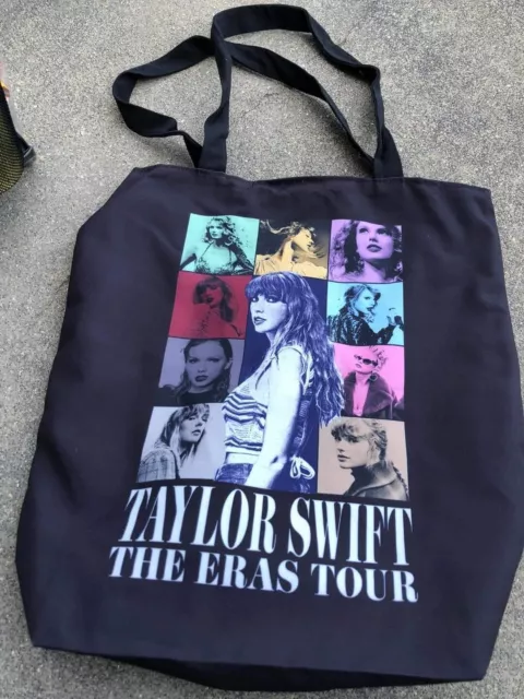 TAYLOR SWIFT 2023 Eras Tour Merch Exclusive Black Tote Bag NEW !!!! $75 ...