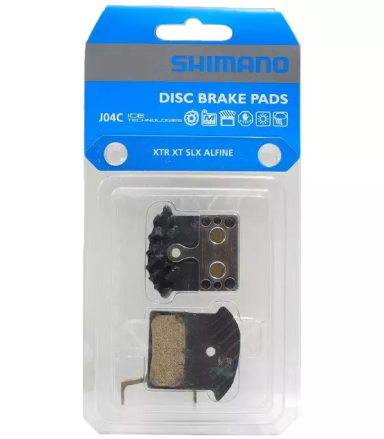 SHIMANO J04C ICE-Tec FIN Disc Brake Pad XTR XT SLX M985 M785 M9020 M9000 as F03C