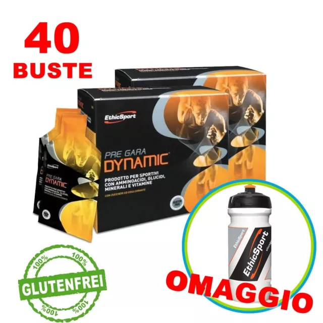 EthicSport N.2 PRE GARA DYNAMIC 40 buste scatto muscolare Ethic Sport + OMAGGIO