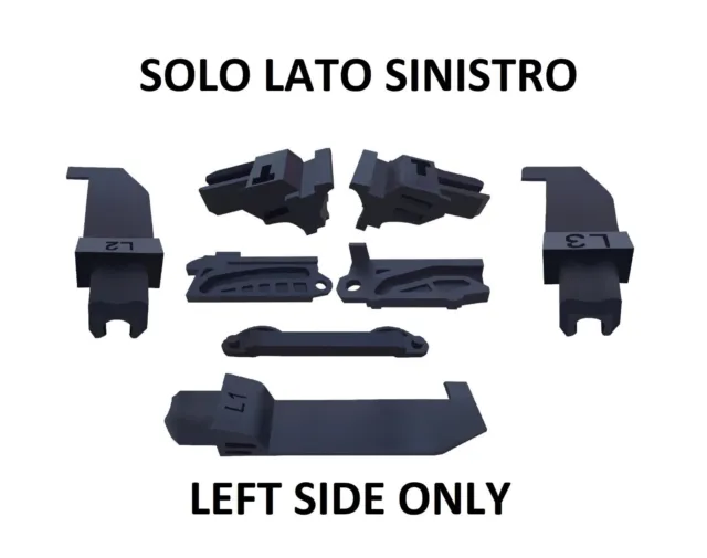 Kit di riparazione LATO SINISTRO per capote Fiat 500 Cabrio Fiat 500C 500 C