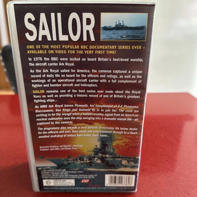 SAILOR VHS BOXSET Bbc Tv Series On Board Ark Royal Rod Stewart “We Are