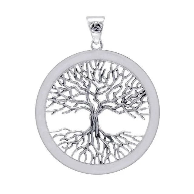 Mickie Mueller Tree of Life .925 Sterling Silver Pendant Peter Stone Jewelry