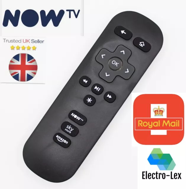 Now Tv Remote Control Replacement For Sky Now Tv Box **Uk Seller**
