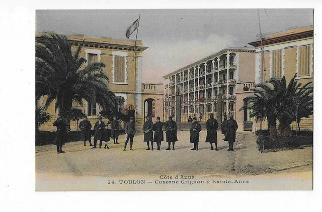 Carte Postale Ancienne CPA Toulon – Caserne Lamer (83 Var) – Noir Et Blanc