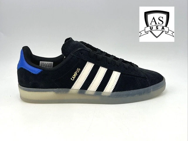 NEW ADIDAS CAMPUS ADV Suede Shoes Athletic Skateboarding Casual Skate  Black-Gold $150.00 - PicClick