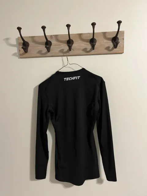 adidas techfit compression shirt S Black Long Sleeve