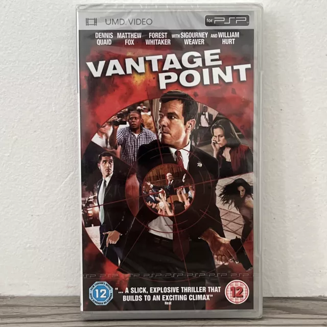 Vantage Point UMD Video For Sony PSP 2008 (English/Italian/Hindi) New And Sealed