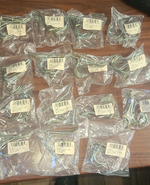 30 Chrome wire coat and hat hooks H.B. Ives