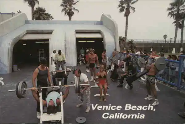 Venice,CA "Muscle Beach" Los Angeles County California Venice Postcard Co.