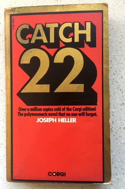 VINTAGE Catch 22 Joseph Heller Corgi Paperback 1975 Reissue
