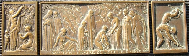 Médaille Du Centenaire De L'Algérie 1930 - Bronze - Par G. Béguet - Gouvernement Général