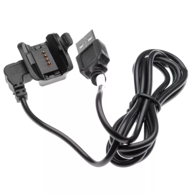 Ladekabel für Garmin Epix Dockingstation Schwarz