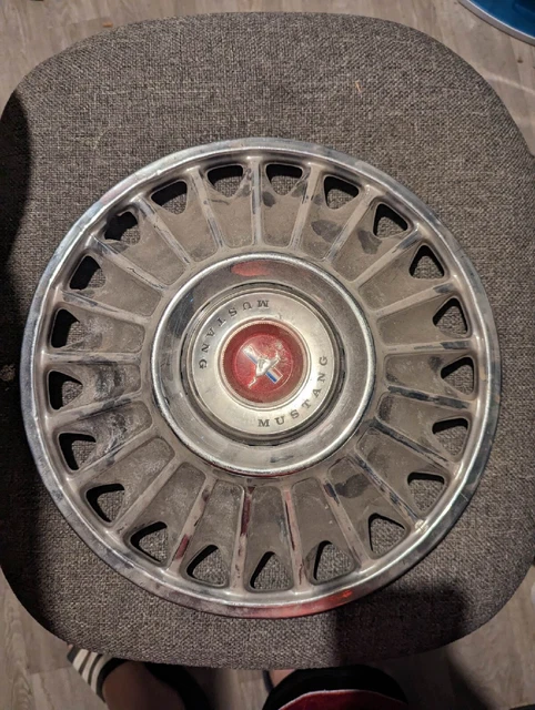1967 Ford Mustang 14 " Wheelcovers Original 4 Steel Wheels