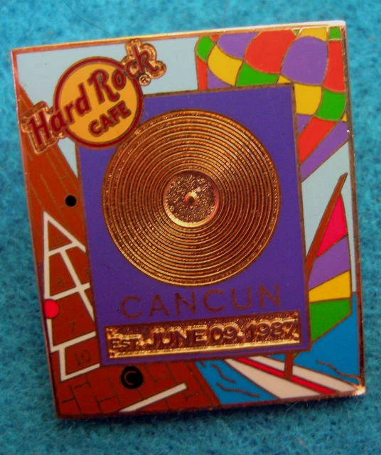 CANCUN GOLD RECORD FRAME SERIES HOT AIR BALLOON SAILBOARD Hard Rock
