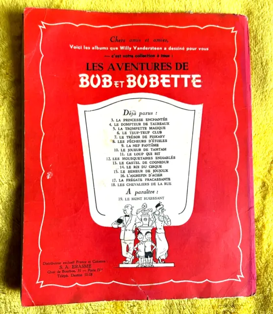 BOB et BOBETTE - Les Chevalier de la rue - EO 1957 - ABE - rare - à saisir 2