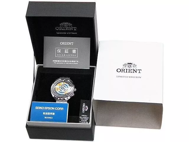 ORIENT Men's Watch Revival World Map RN-AA0E04Y Automatic Stainless Steel