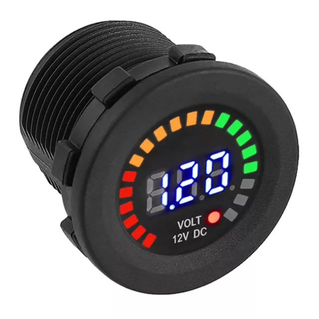 12 V Motorcycle Car LED Digital Display Voltmeter Waterproof Voltage Volt Meter