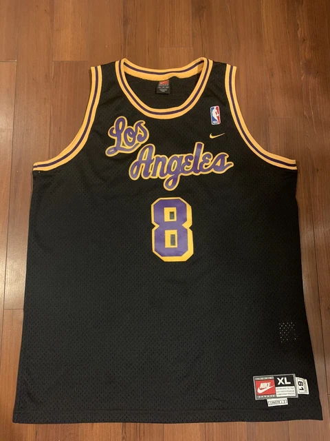 Los Angeles Kobe Bryant 8 Lakers Black NBA Jersey –