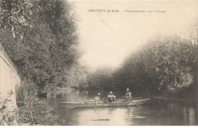 91 Brunoy #24507 Promenade Sur L Yeres Barque