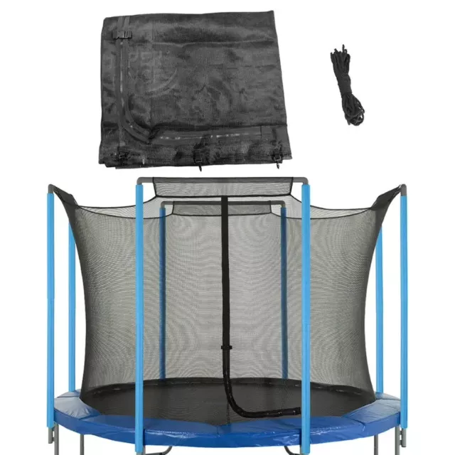 Upper Bounce 14' Replacement Enclosure Net for 2 Poles/4 Arches UBNET-14-4-AST