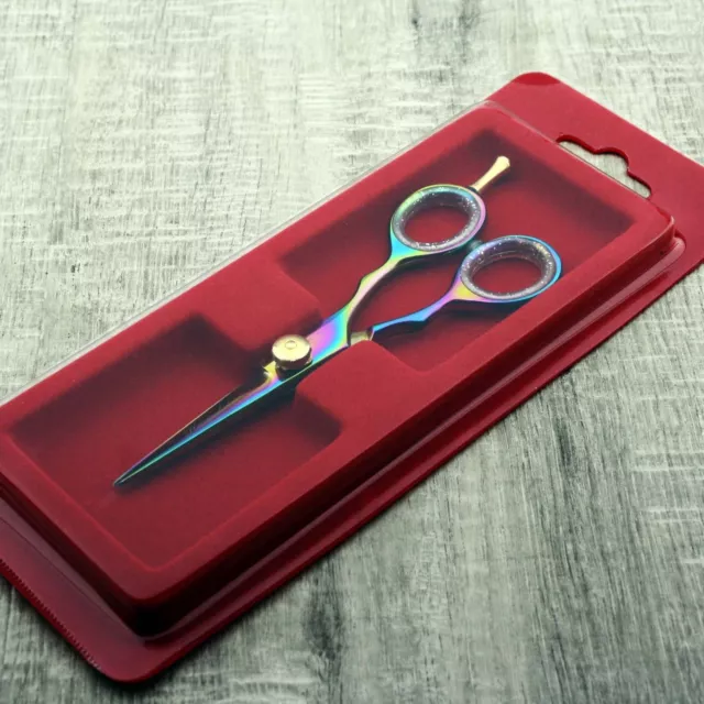 Professional Barber Hairdressing Scissors 5 inch, Titanium scissors + Case 2